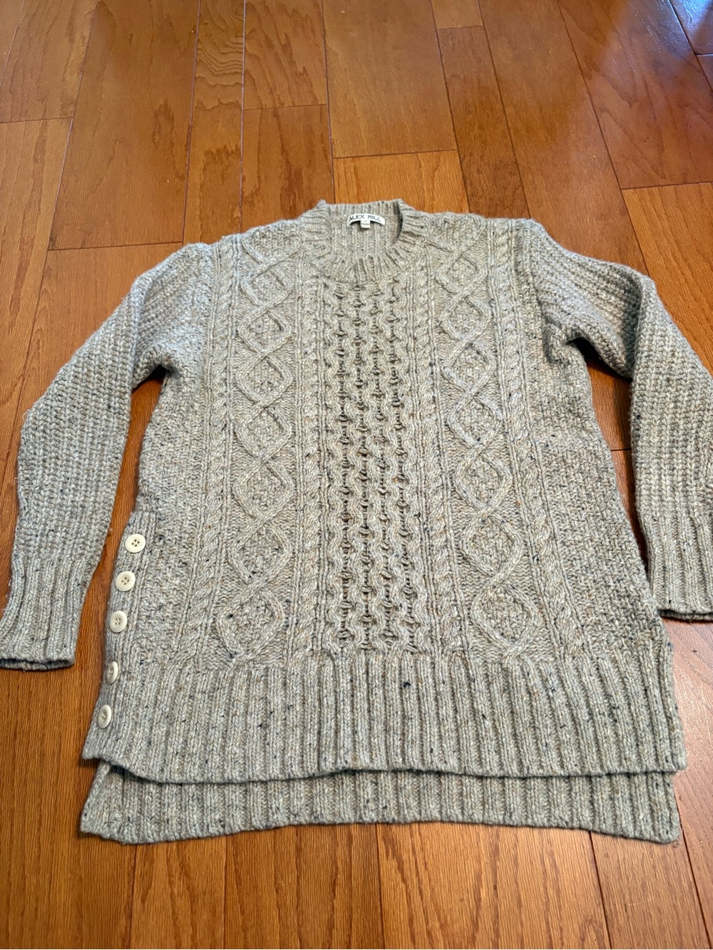 Alex Mill Wool Cable Knit Sweater Small
